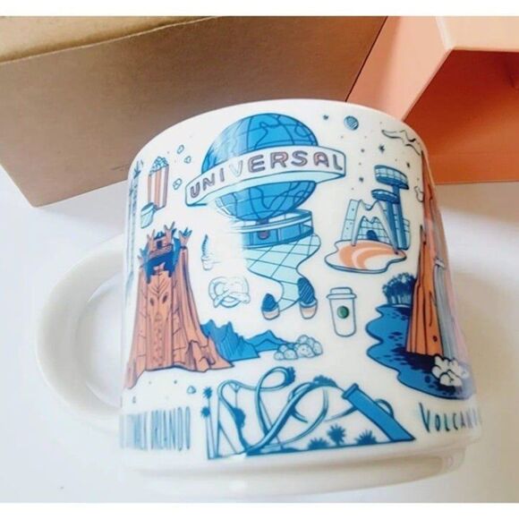 Universal Orlando Resort studio Starbucks Coffee Cup Mug new w/box discontinued - Picture 6 of 8